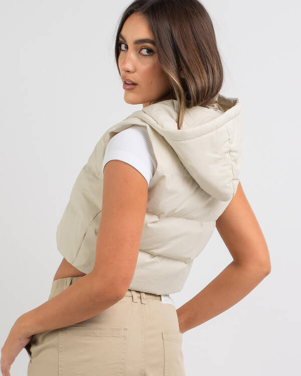 Luvalot Obsessed With Me Puffer Vest for Womens
