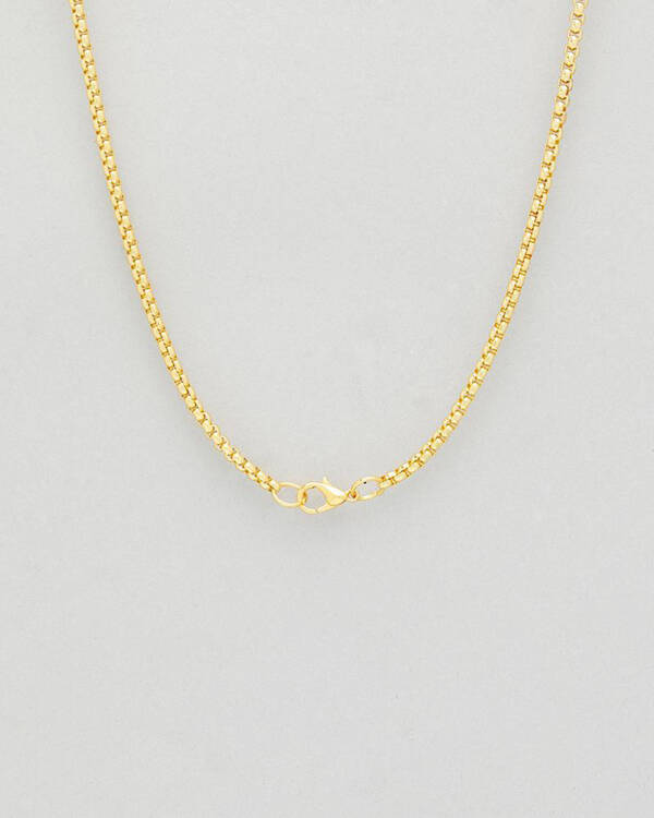 REPUBLIK Gold Cross Chain Necklace for Mens