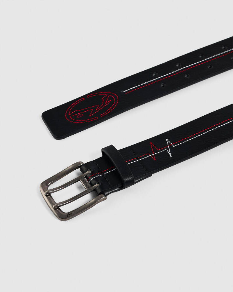 Rusty Deep Track Faux Leather Belt for Mens