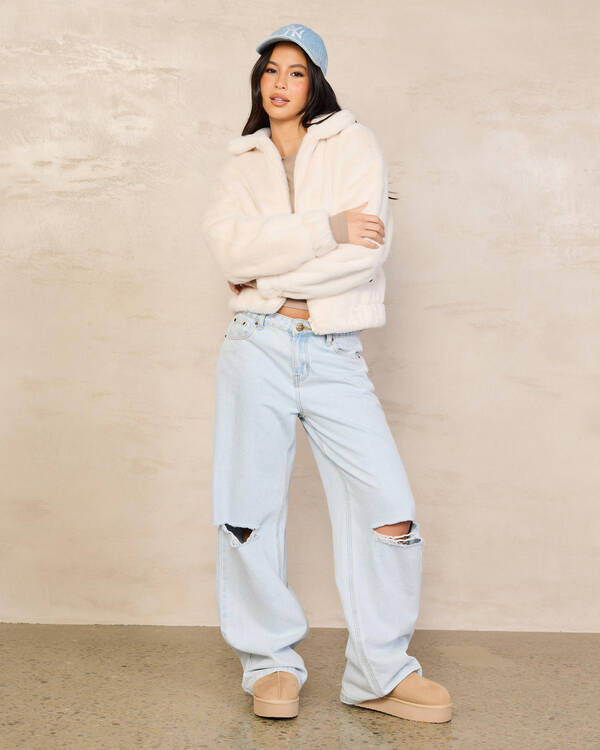 Ava And Ever Kick On Faux Fur Jacket for Womens
