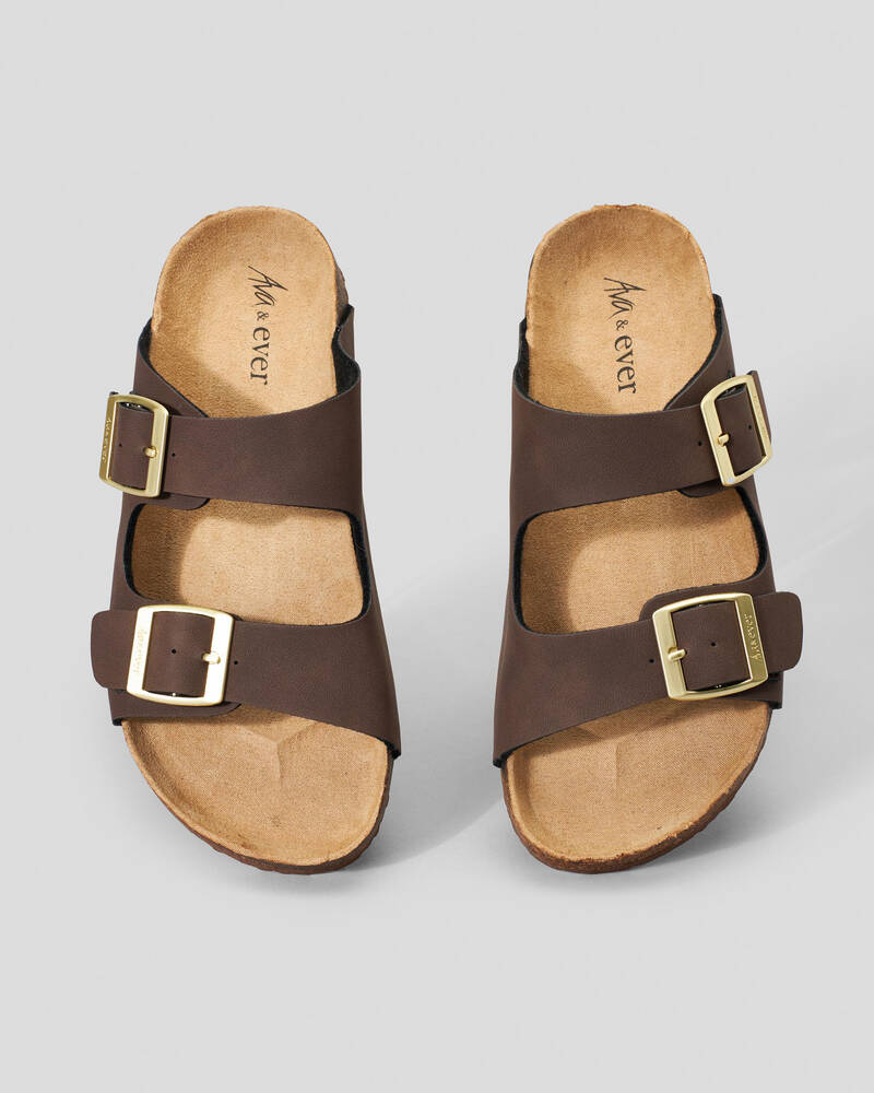 Ava And Ever Girls' Cortina Slide Sandals for Womens