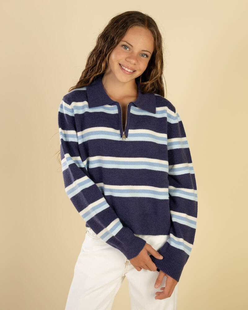 Ava And Ever Girls Cadillac Zip Knit Jumper for Womens