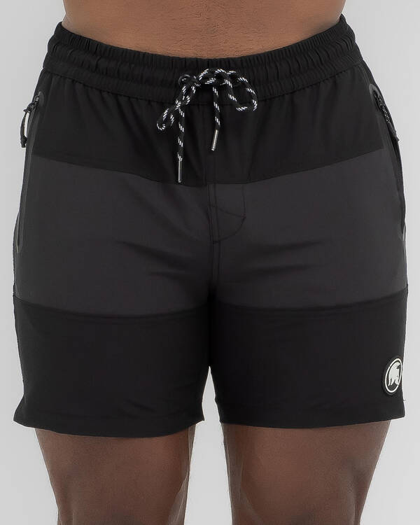 Sparta Panelled Elastic Waist Shorts for Mens