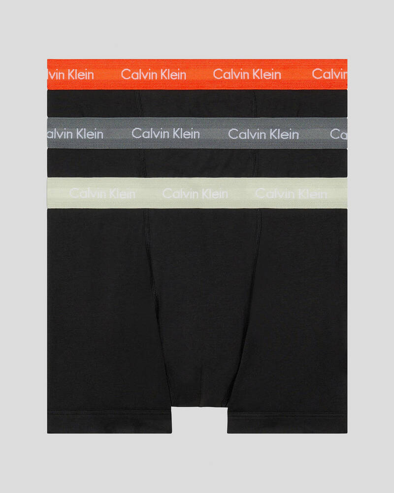 Calvin Klein Cotton Stretch Trunks 3 Pack for Mens