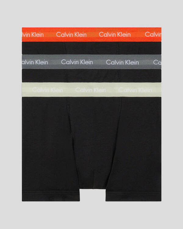 Calvin Klein Cotton Stretch Trunks 3 Pack for Mens