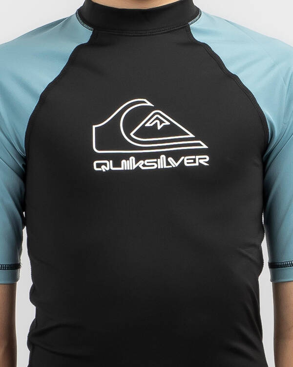 Quiksilver Boys' On Tour Short Sleeve Rash Vest for Mens