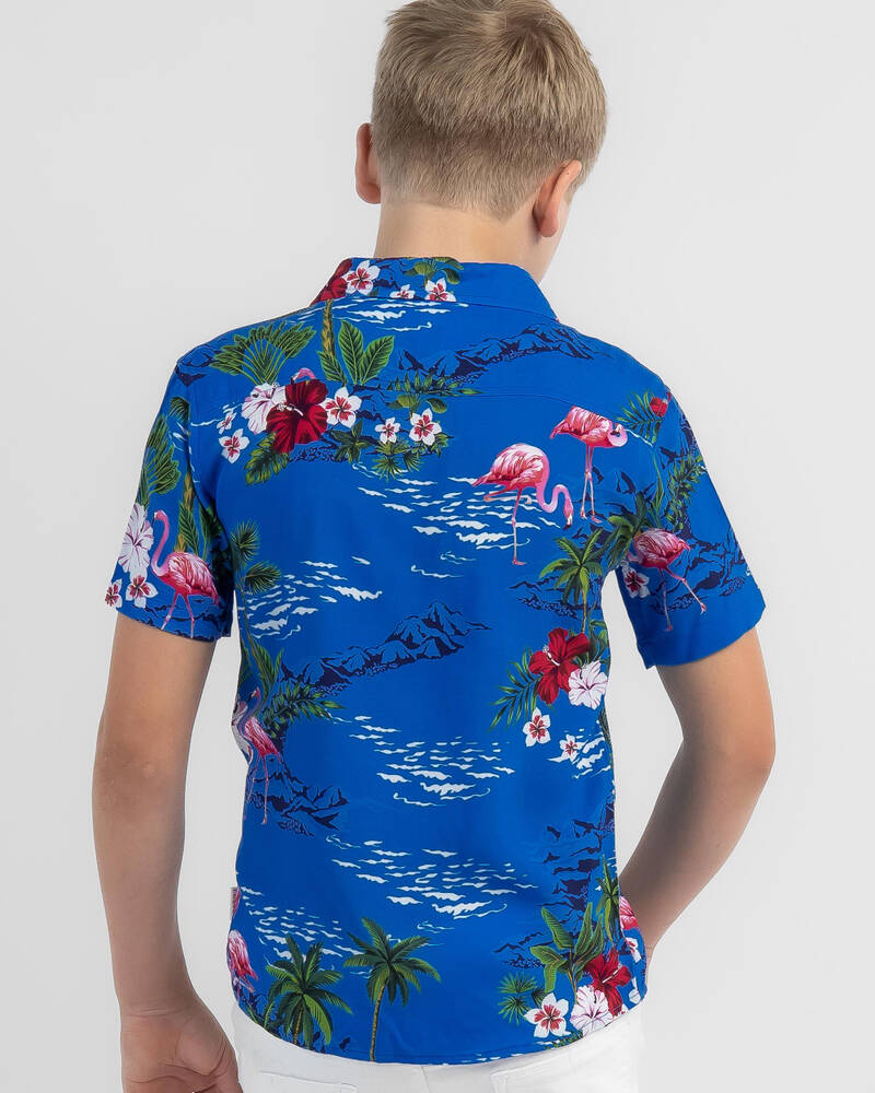 Lucid Boys' Arcade Short Sleeve Shirt for Mens