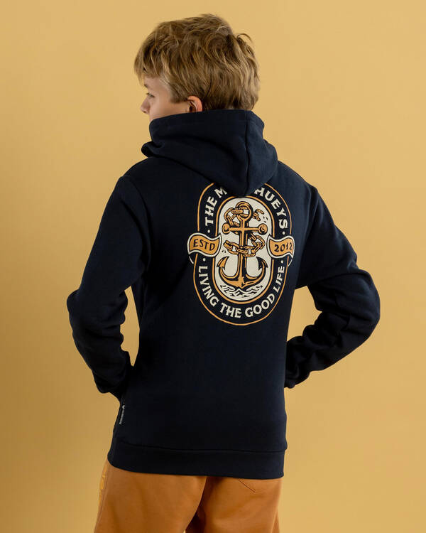 The Mad Hueys Boys' Living Anchor Hoodie for Mens