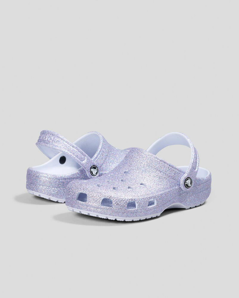 Crocs Kids Glitter Clogs for Unisex