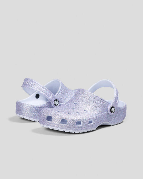 Crocs Kids Glitter Clogs for Unisex