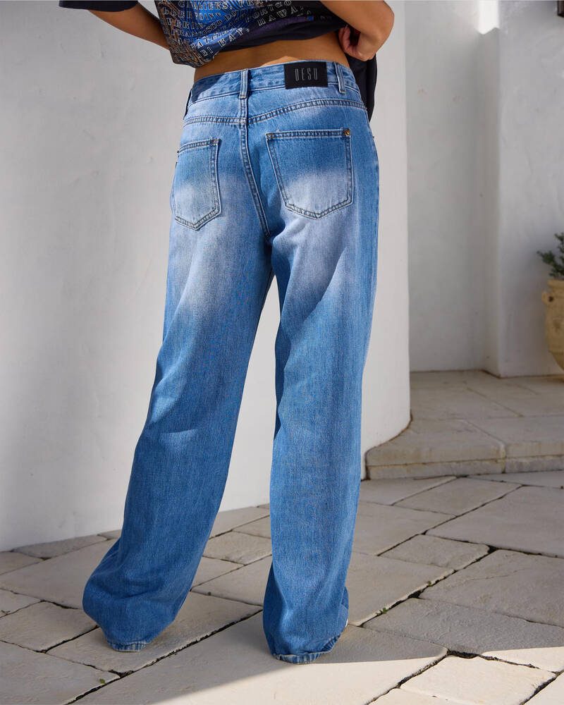 DESU Icon Straight Leg Jeans for Womens