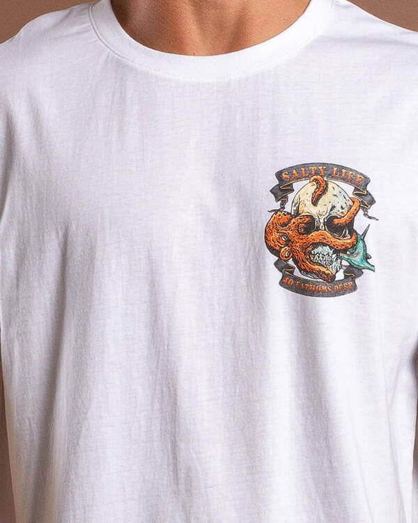 Salty Life Into The Deep T-Shirt for Mens