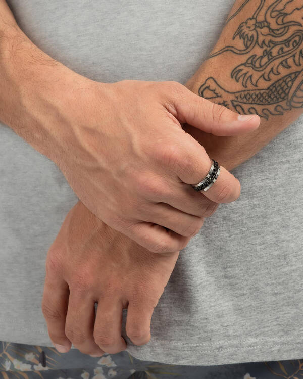 REPUBLIK Chain Spinner Ring for Mens