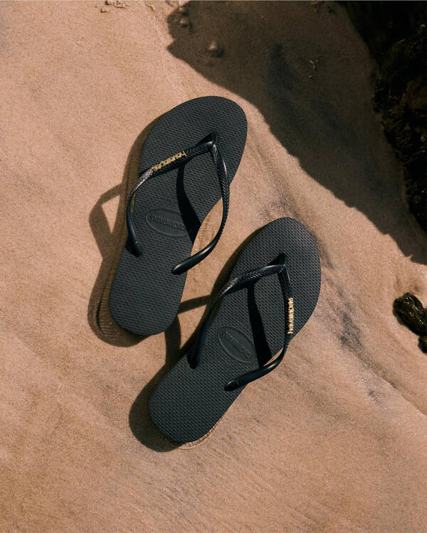 Slim Metal Thongs