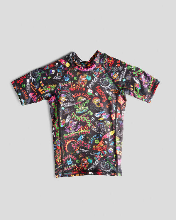 Sanction Toddlers' Shrill Short Sleeve Rash Vest for Mens