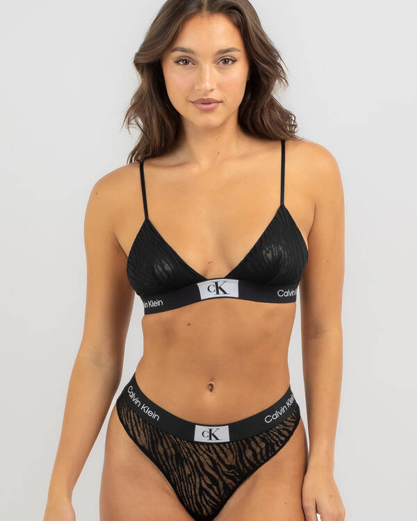 Calvin Klein Underwear Unlined Triangle Bralette for Womens