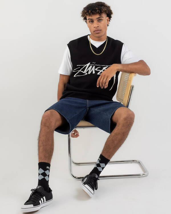 Stussy Smooth Stock Knitted Vest for Mens