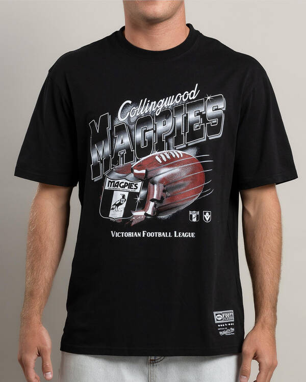 Mitchell & Ness Collingwood Magpies AFL Exploding Ball T-Shirt for Mens