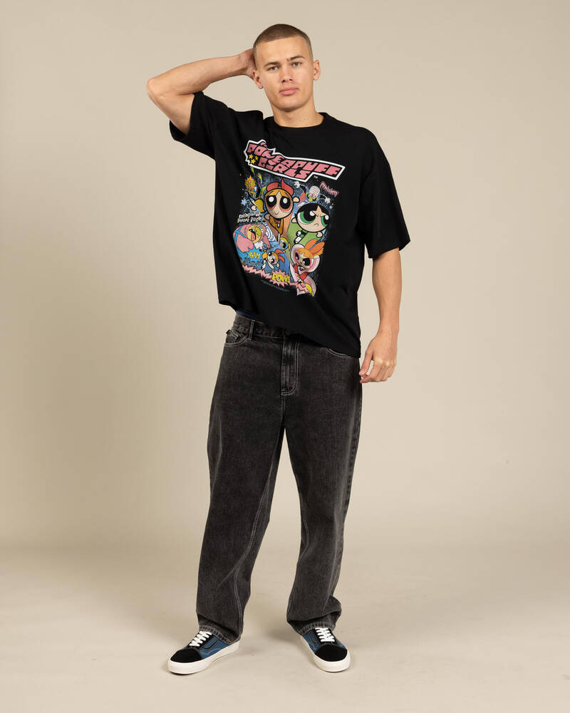 Threadheads Powerpuff Girls Vintage Oversized T-Shirt for Mens