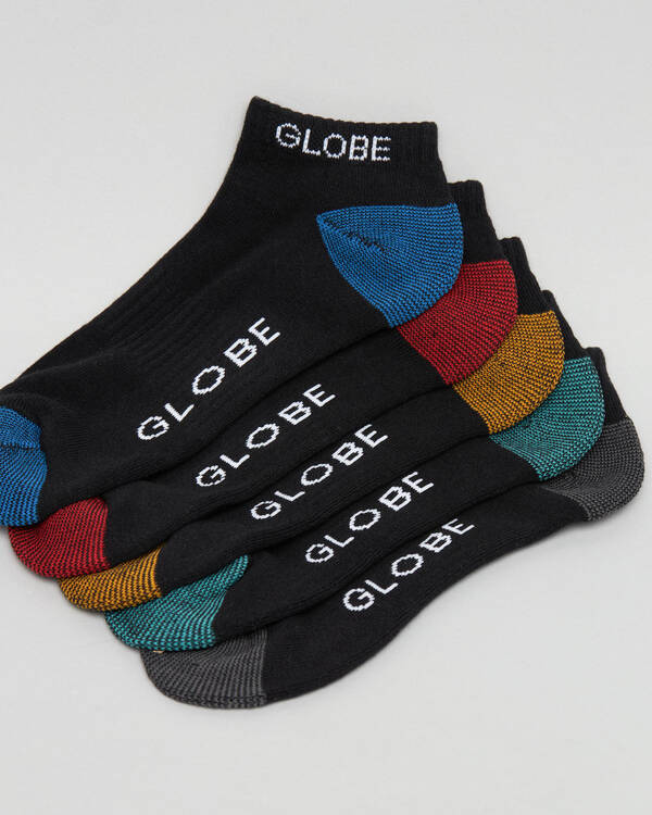 Globe Ingles Ankle Socks 5 Pack for Mens