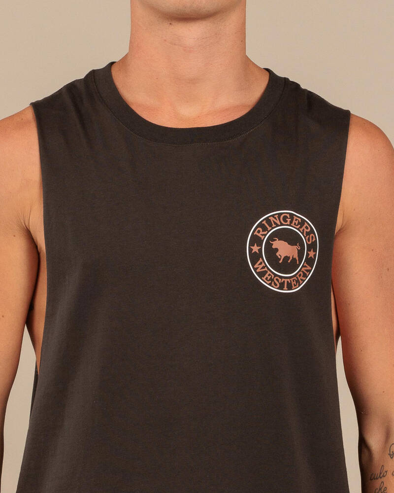 Ringers Western Signature Bull Muscle Tank for Mens