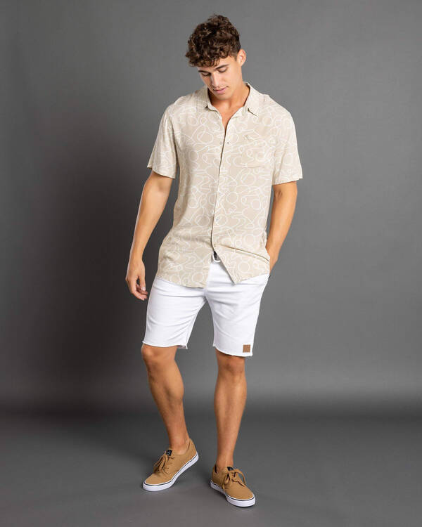 Lucid Freehand Short Sleeve Shirt for Mens