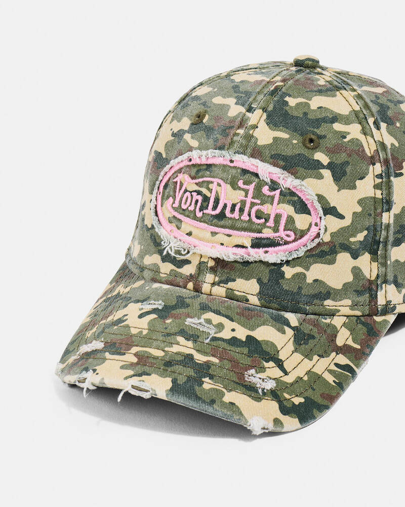 Von Dutch Von Dutch Distressed Dad Cap for Unisex
