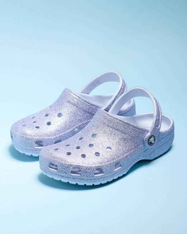 Crocs Kids Glitter Clogs for Unisex