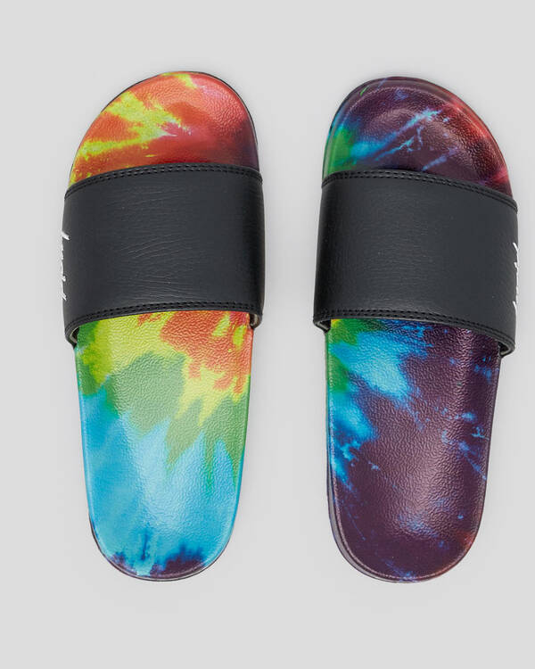 Lucid Boys' Tie Dye Slides for Mens