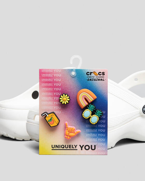 Crocs Sunshine Is Fine Jibbitz 5 Pack for Unisex