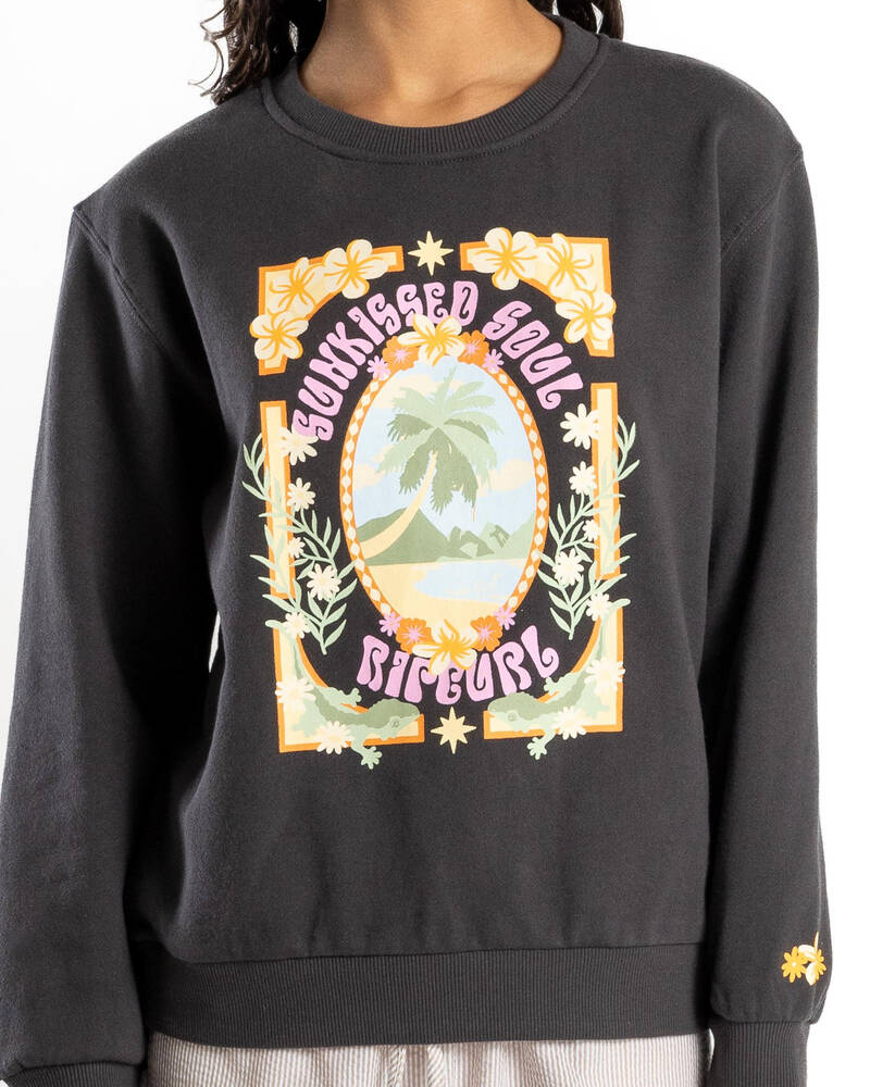 Rip Curl Girls' Island Bliss Art Sweatshirt for Womens