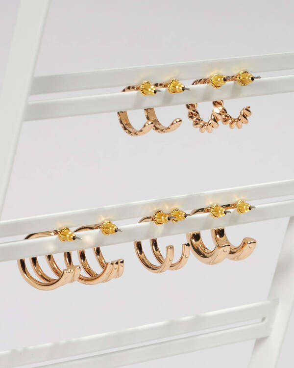 Karyn In LA Kati Hoop Earring Pack for Womens