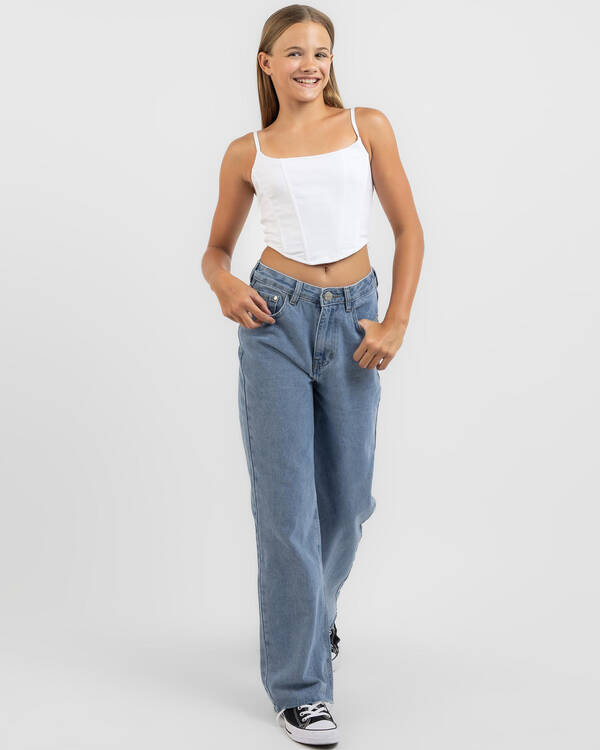 DESU Girls' Avril Straight Leg Jeans for Womens