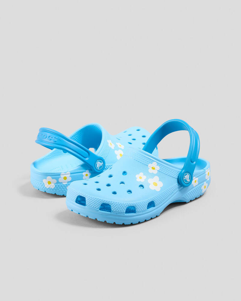 Crocs Kids' Classic Daisy Clogs for Unisex