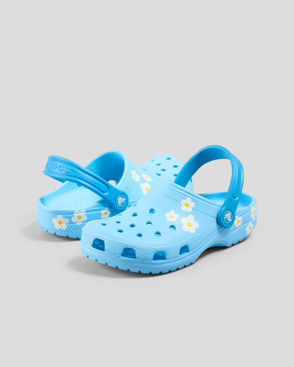 Crocs Kids' Classic Daisy Clogs for Unisex