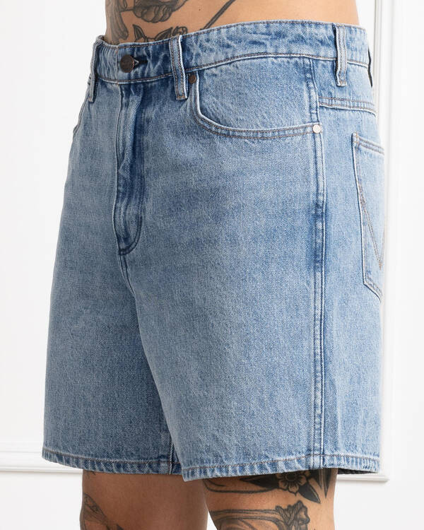 Wrangler Slacker Denim Shorts for Mens