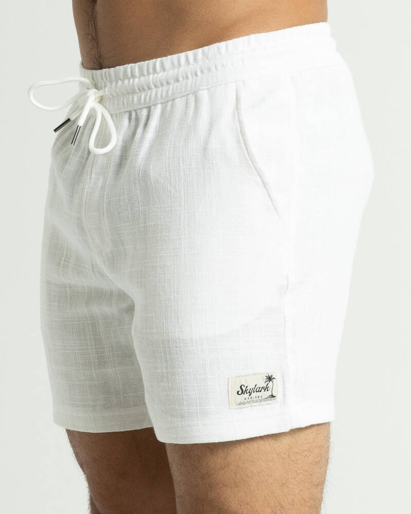 Skylark Swarm Elastic Waist Shorts for Mens