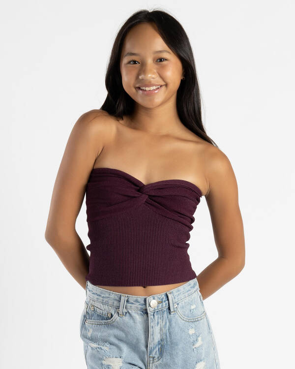 Mooloola Girls' Bianca Knit Tube Top for Womens