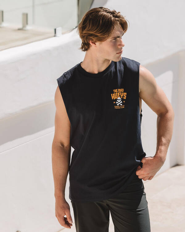 The Mad Hueys Caught Fk All Muscle Tank for Mens