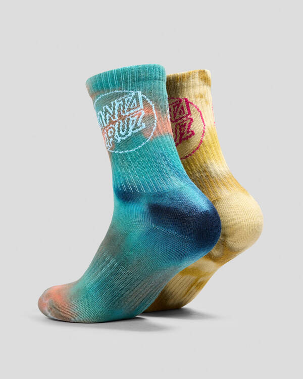 Santa Cruz Santa Cruz Boys' Opus Dot Crew Socks 2 Pack for Mens