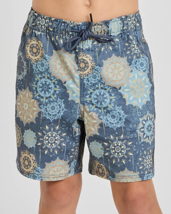 Skylark Boys' Spiral Elastic Waist Shorts for Mens