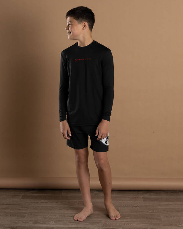 Quiksilver Boys' DNA Rushed Long Sleeve Wetshirt for Mens