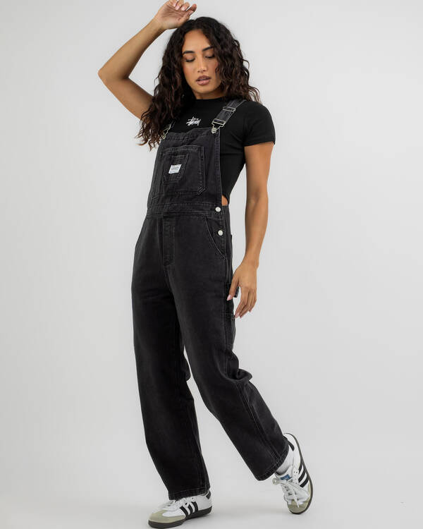 Stussy Nevada Denim Long Overalls for Womens