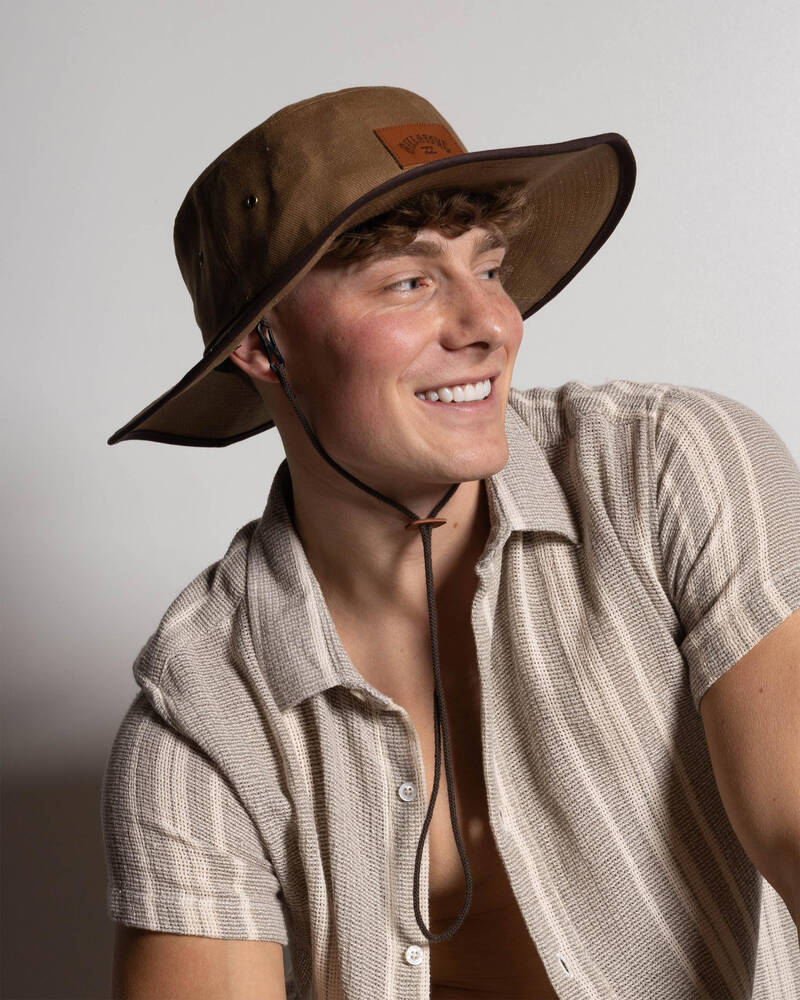 Billabong Waxed Twill Big John Hat for Mens