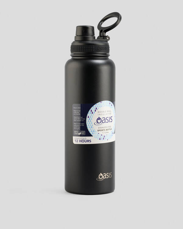 Oasis Stainless Steel 1.1L Challenger Drink Bottle for Unisex