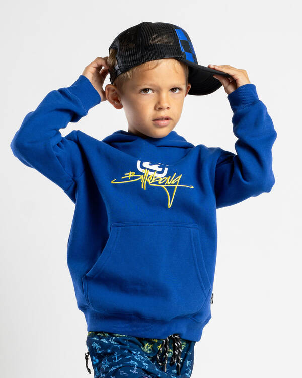 Billabong Toddlers' OG Script Pop Hoodie for Mens