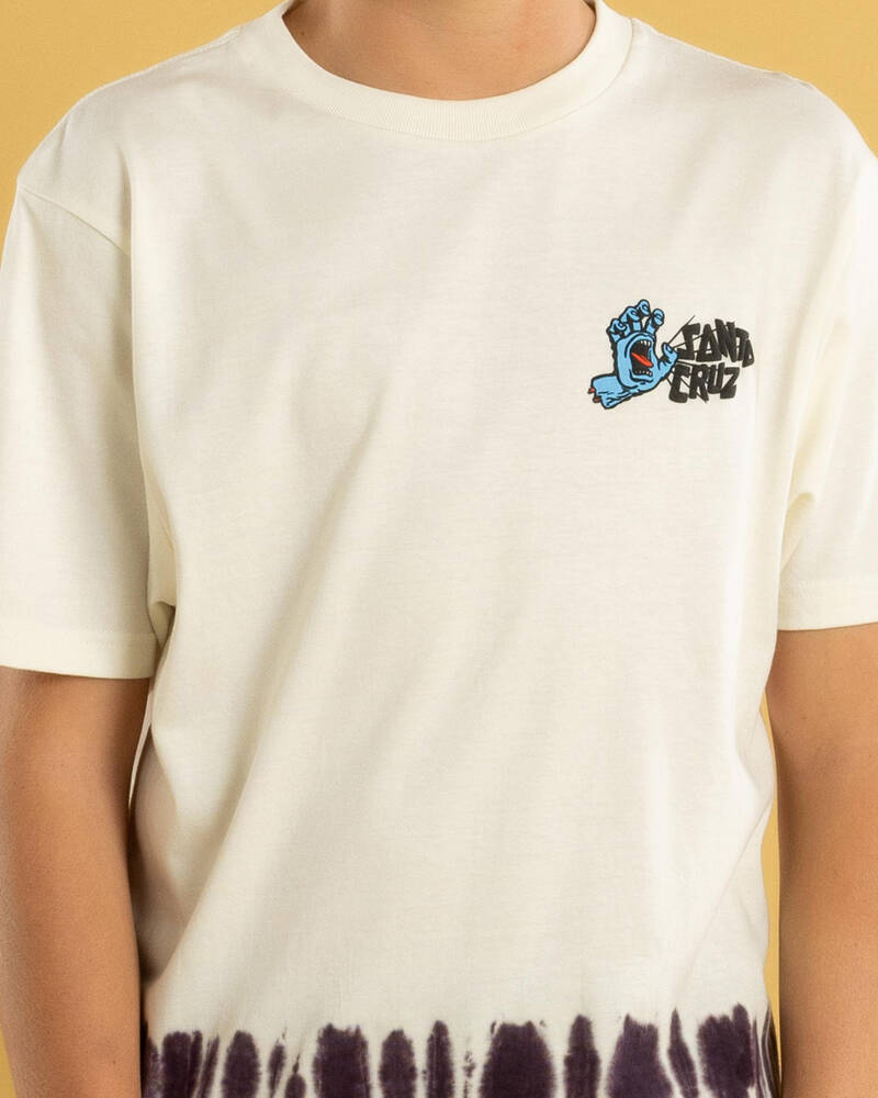 Santa Cruz Boys' Yelling Hand Short Sleeve T-Shirt for Mens