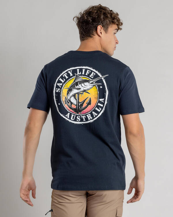 Salty Life Reflections T-Shirt for Mens