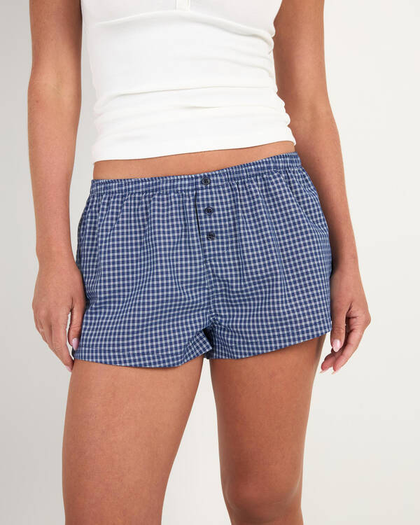 Malibu Lounge Chuck Boxer Shorts for Womens