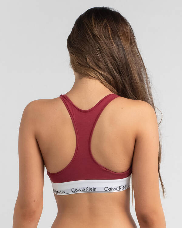 Calvin Klein Cotton Unlined Bralette for Womens